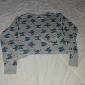 Cropped stitch long sleeve